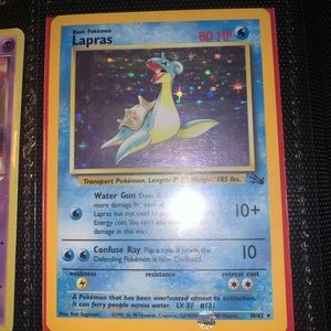 1995 lapras Pokémon card holo